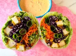 Bang bang chicken wrap