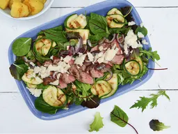 Biefstuk tagliata met parmezaan