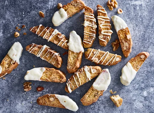Biscotti met noten en kokos