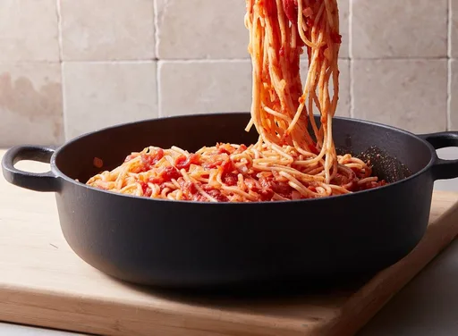 Basisrecept spaghetti met rode saus
