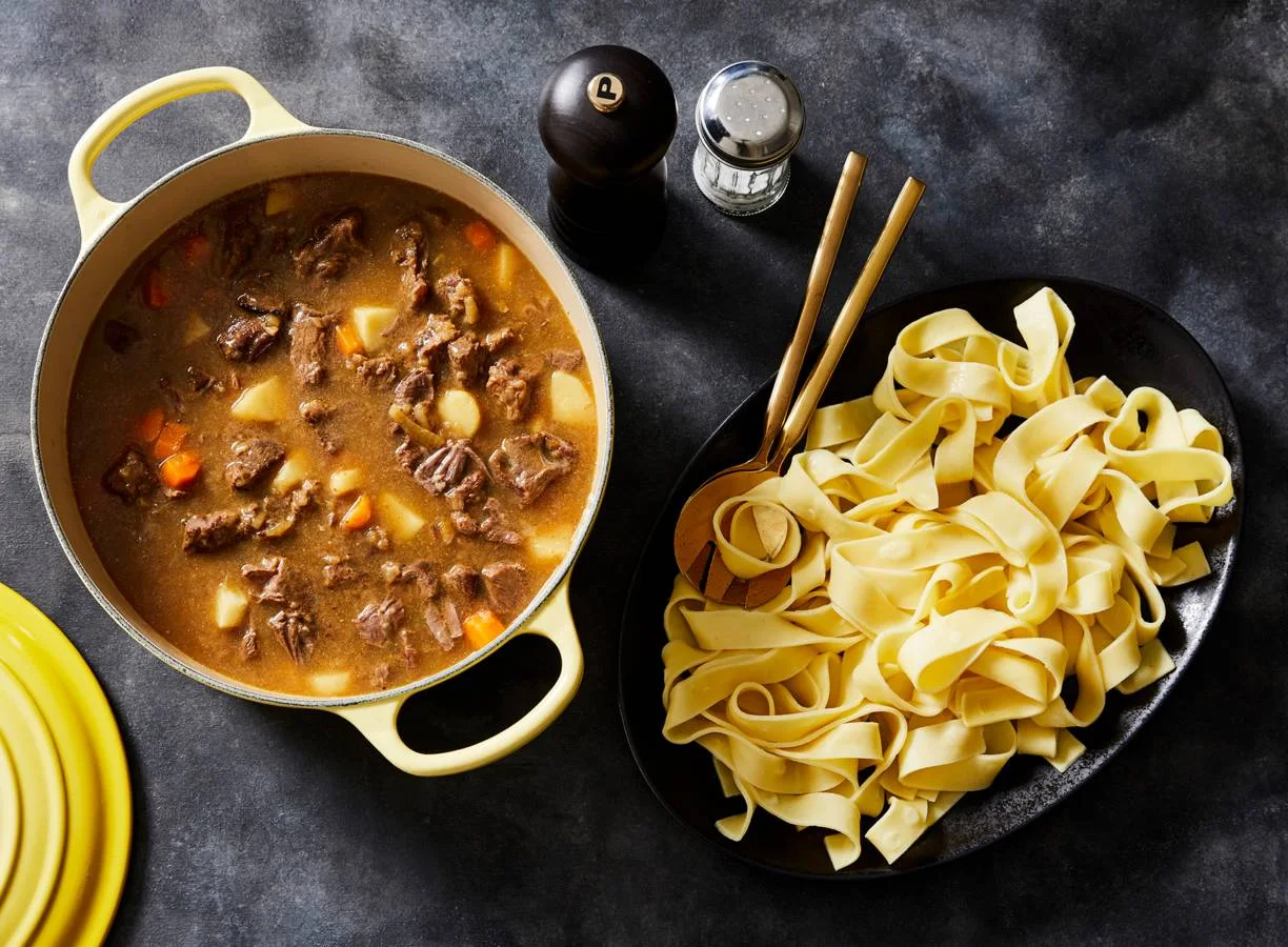 Belgische stoofpot met bruin bier, wortel & pastinaak
