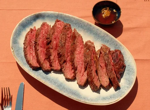 Bavette van de BBQ