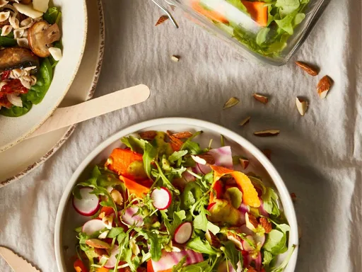 Biet & wortelsalade met citroendressing