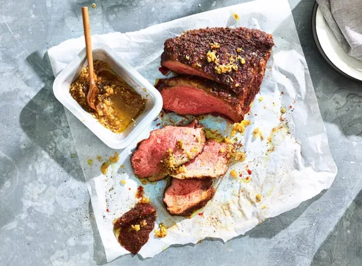 Bbq slow smoked picanha met appelciderrelish van Jord Althuizen