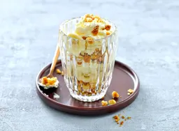 Banoffee (banaan-toffee) pie in een glas