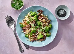 Beef teriyaki met noedels