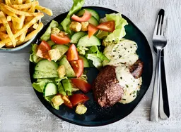 Biefstuk met bearnaisesaus en ovenfriet