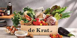 Bataat met yoghurtsaus, koriander en parelgort-tabouleh