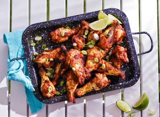 BBQ gegrilde kipkluifjes met gochujang